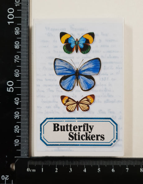 Tin of Assorted Stickers - Butterflies - Selected at Random
