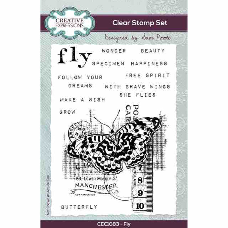 Creative Expressions - Sam Poole - Fly - Clear Stamp Set