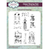 Creative Expressions - Taylor Made Journals - Industrial Sewing - Clear Stamp Set