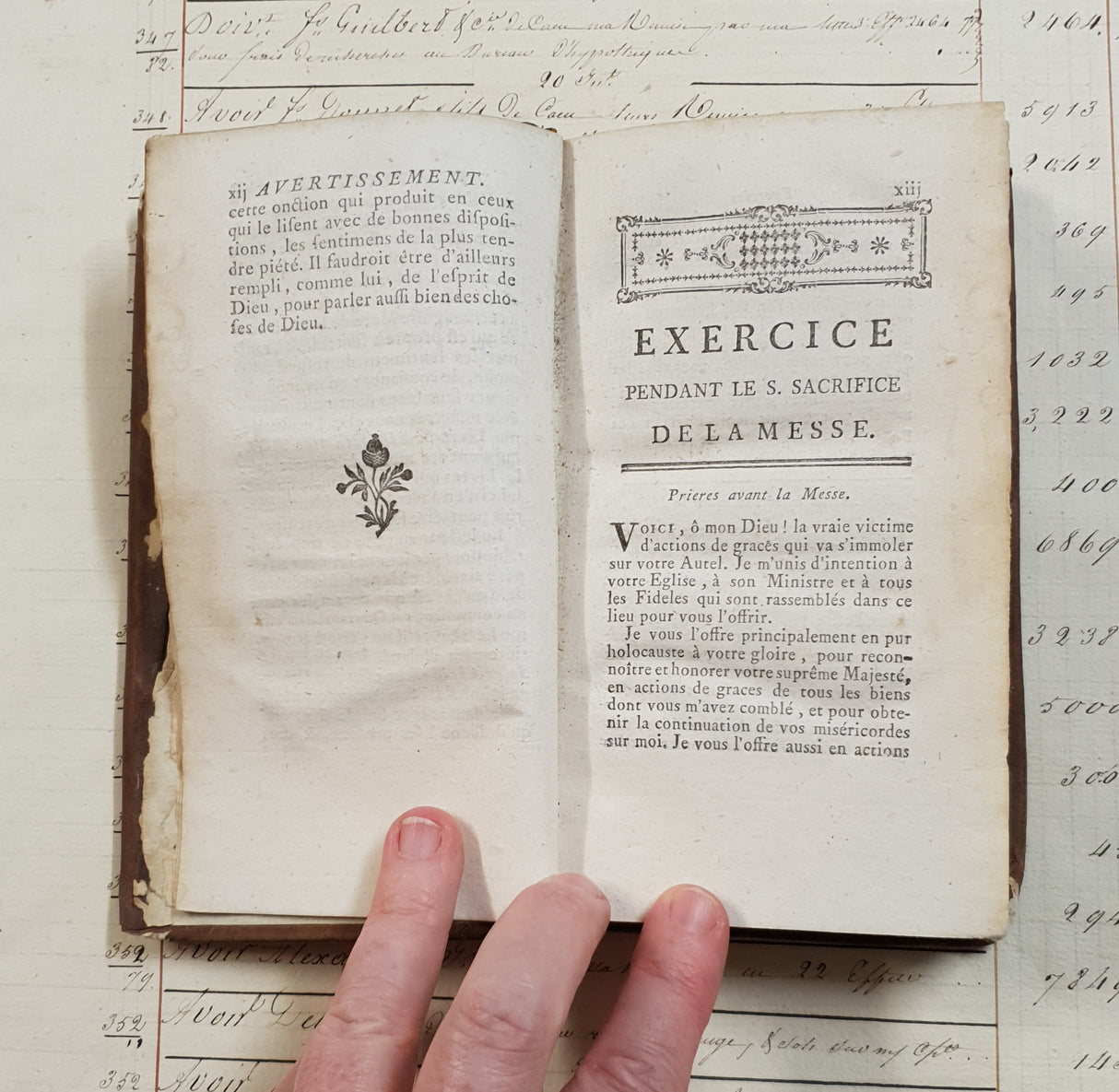 Authentic Antique French Book - CW