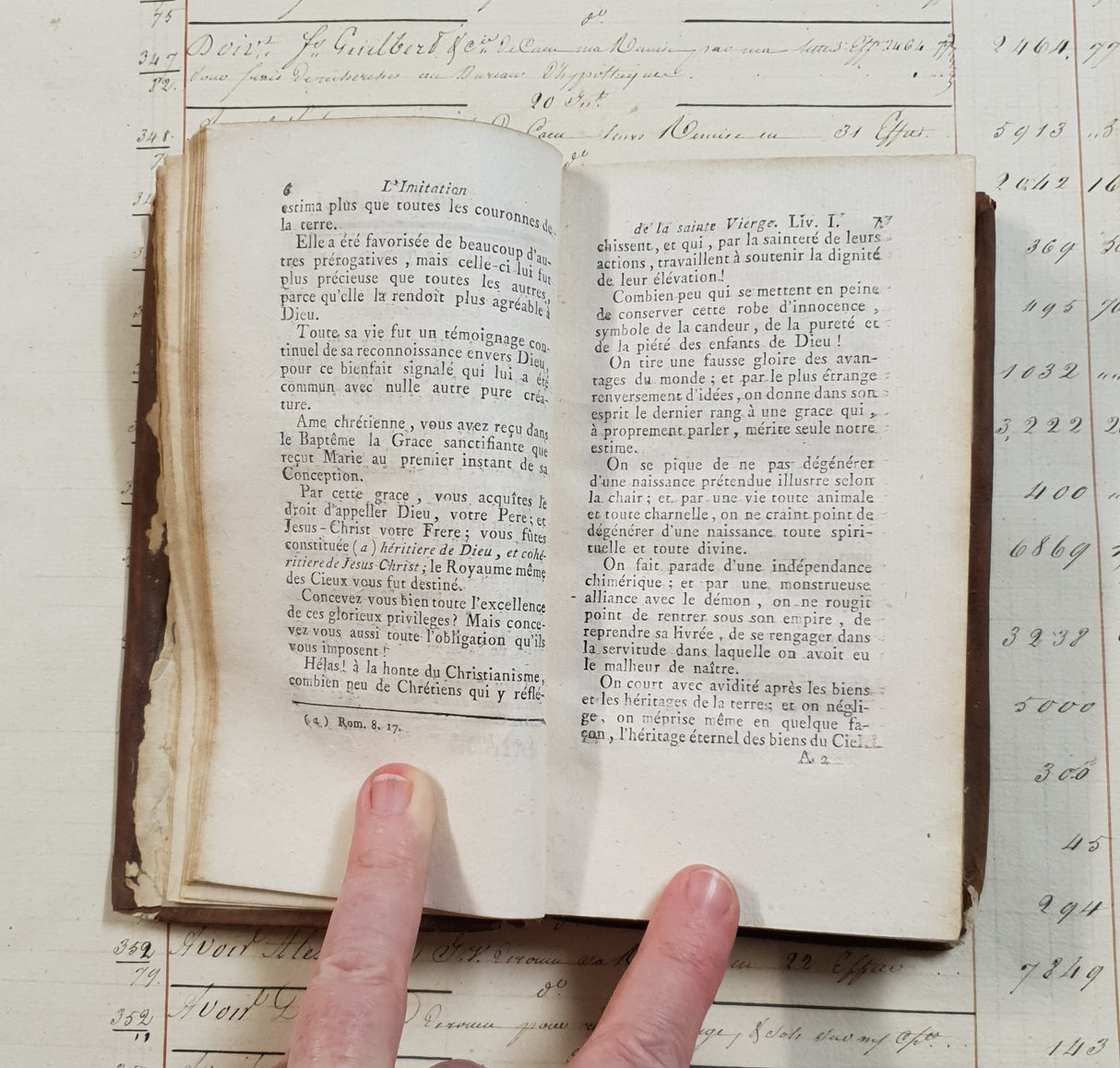 Authentic Antique French Book - CW