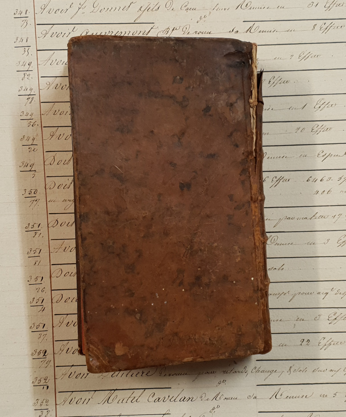 Authentic Antique French Book - CX