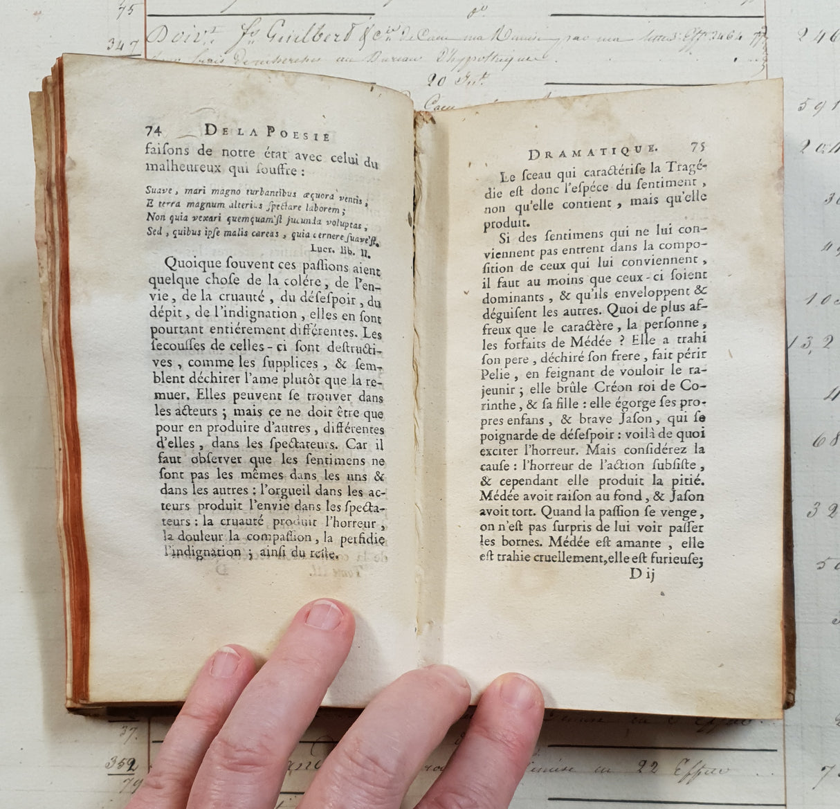 Authentic Antique French Book - CX