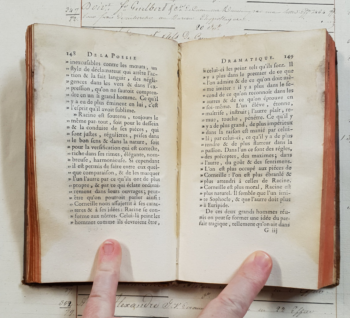 Authentic Antique French Book - CX