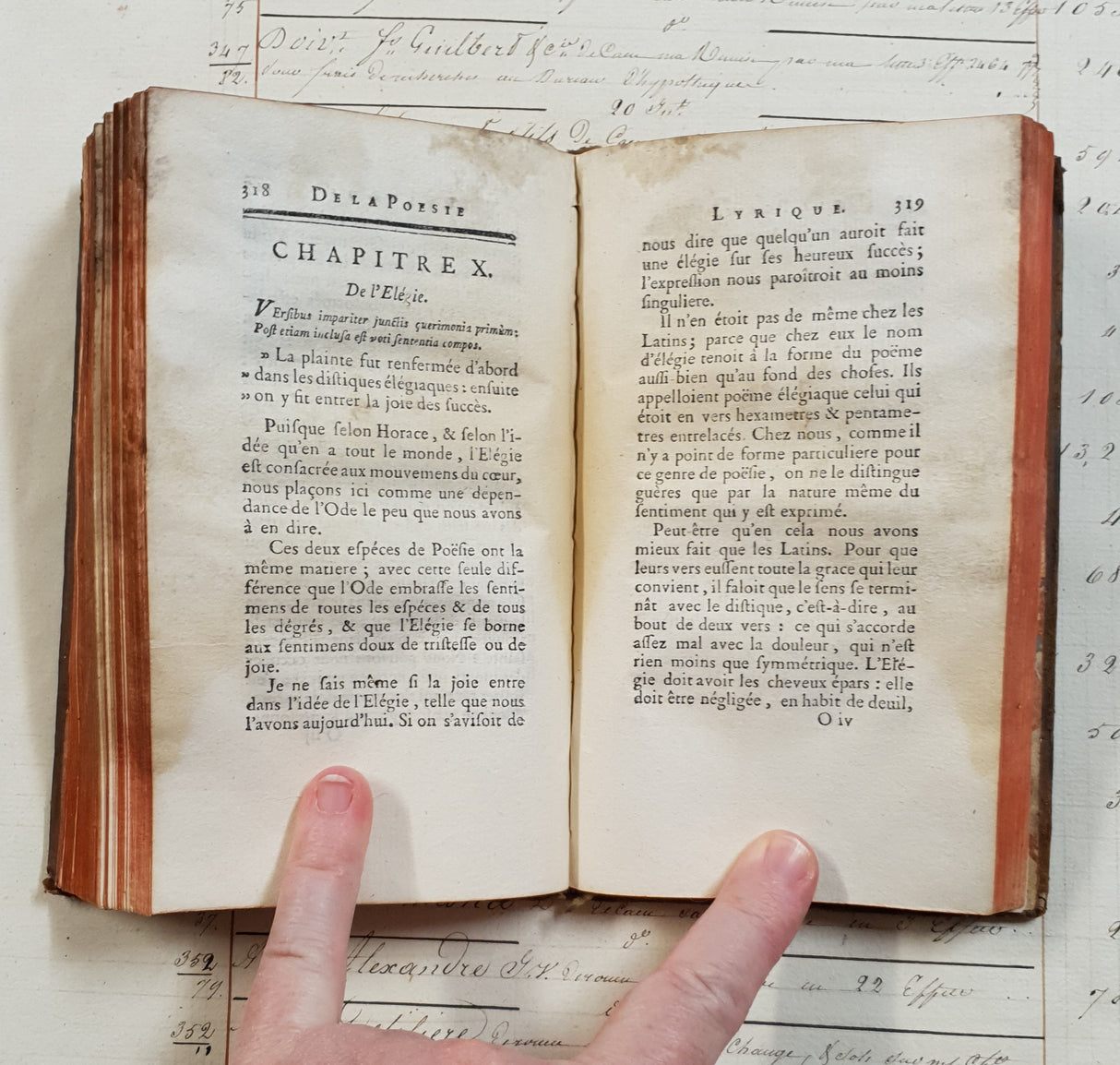 Authentic Antique French Book - CX