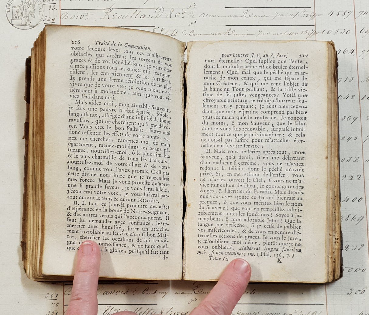 Authentic Antique French Book - CY