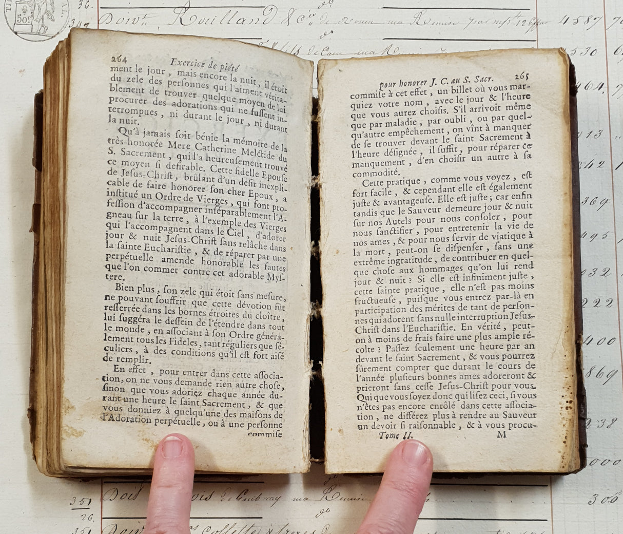 Authentic Antique French Book - CY