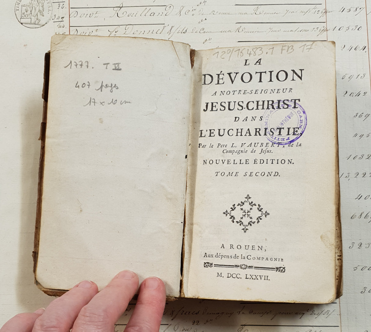 Authentic Antique French Book - CY