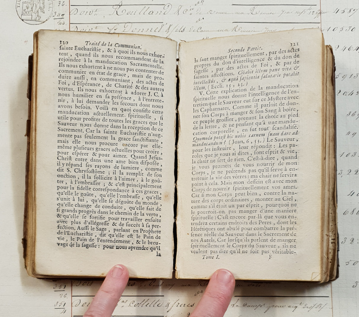 Authentic Antique French Book - CY