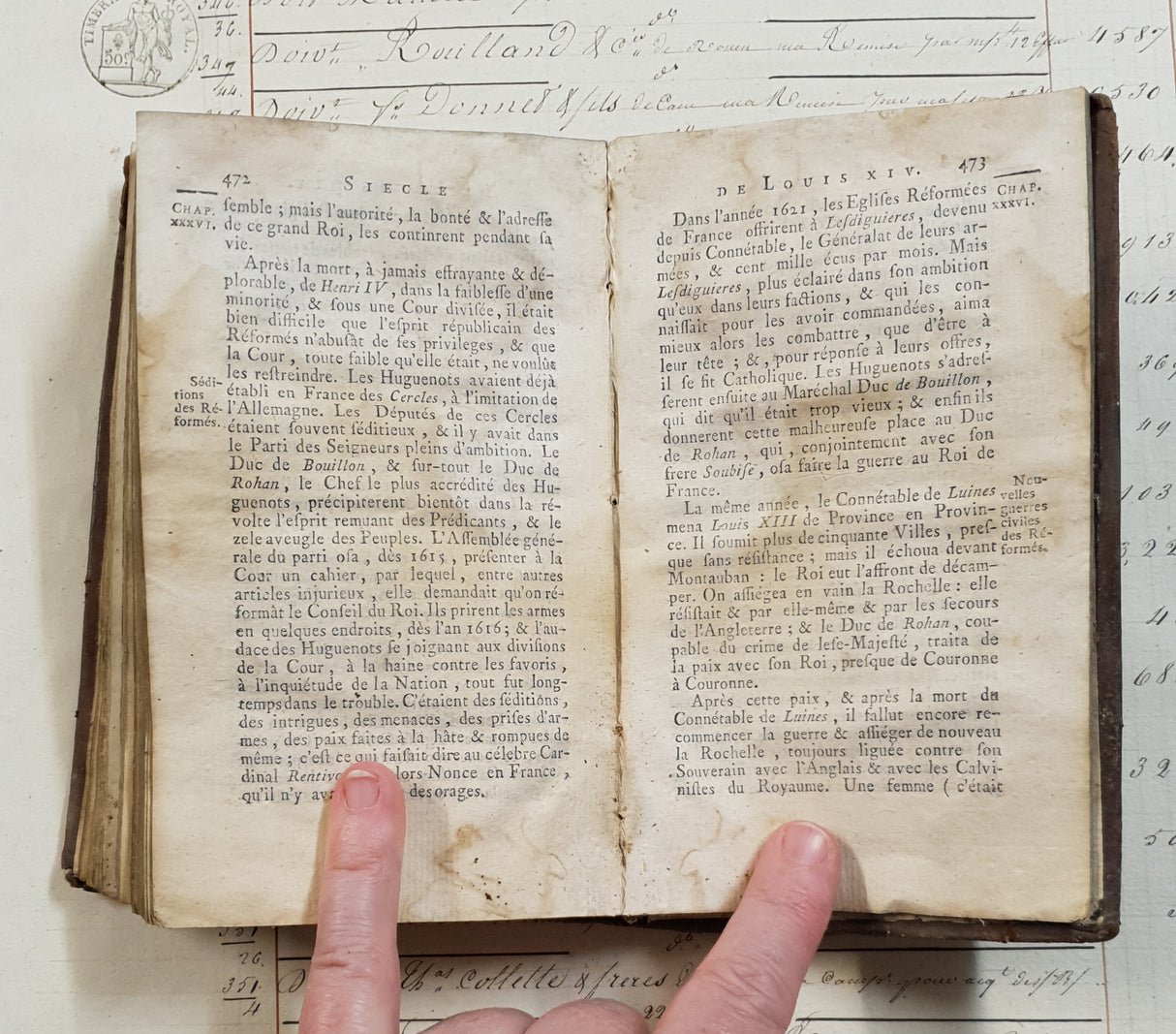 Authentic Antique French Book - CZ