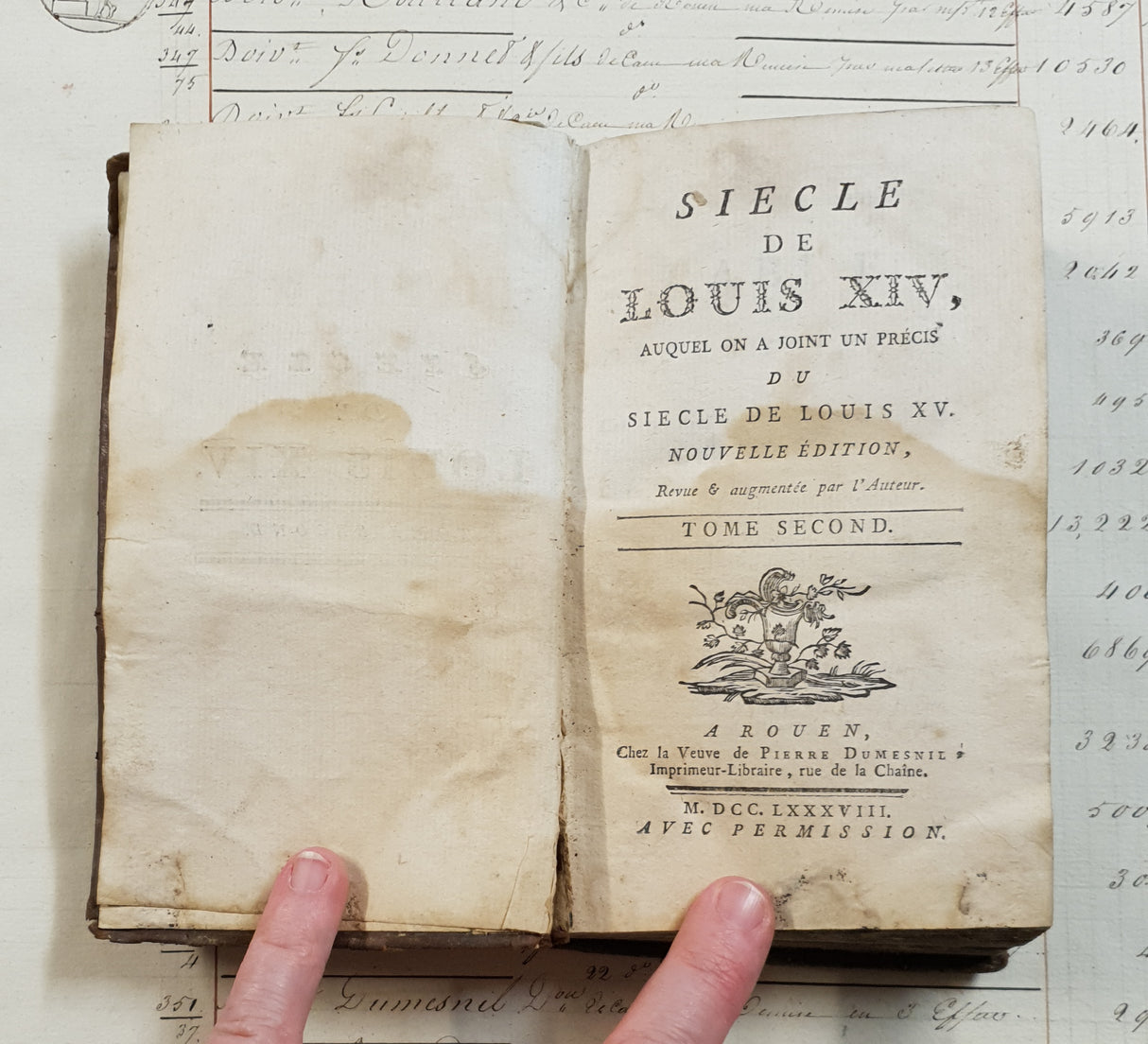 Authentic Antique French Book - CZ