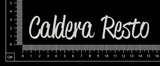Caldera Resto - A - White Chipboard