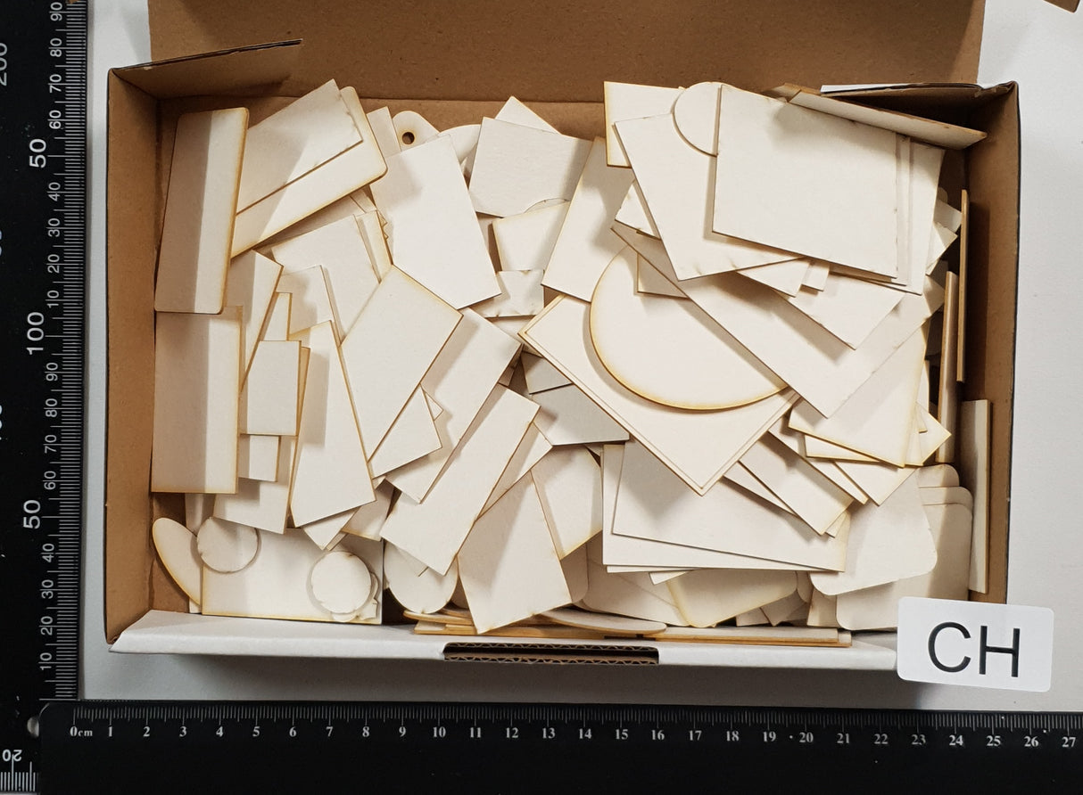 Box of Chipboard Bits & Pieces - CH