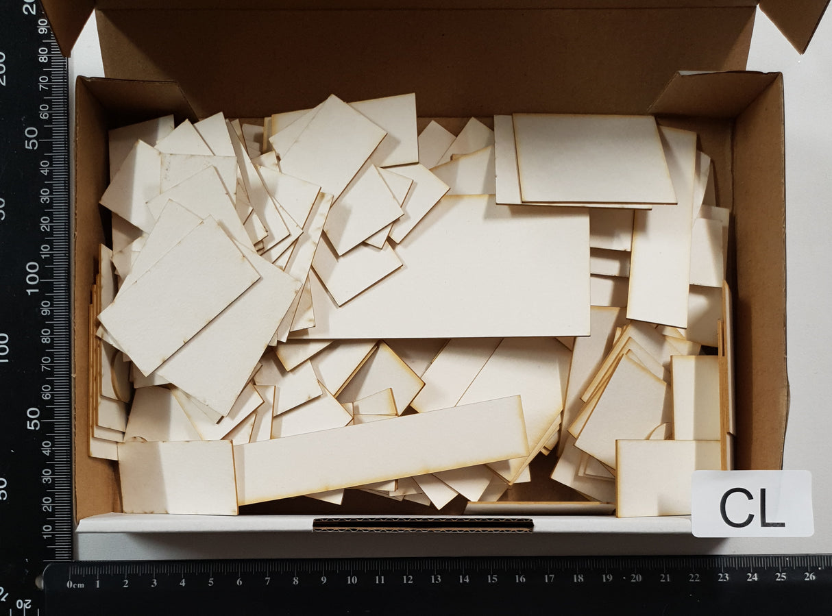 Box of Chipboard Bits & Pieces - CL