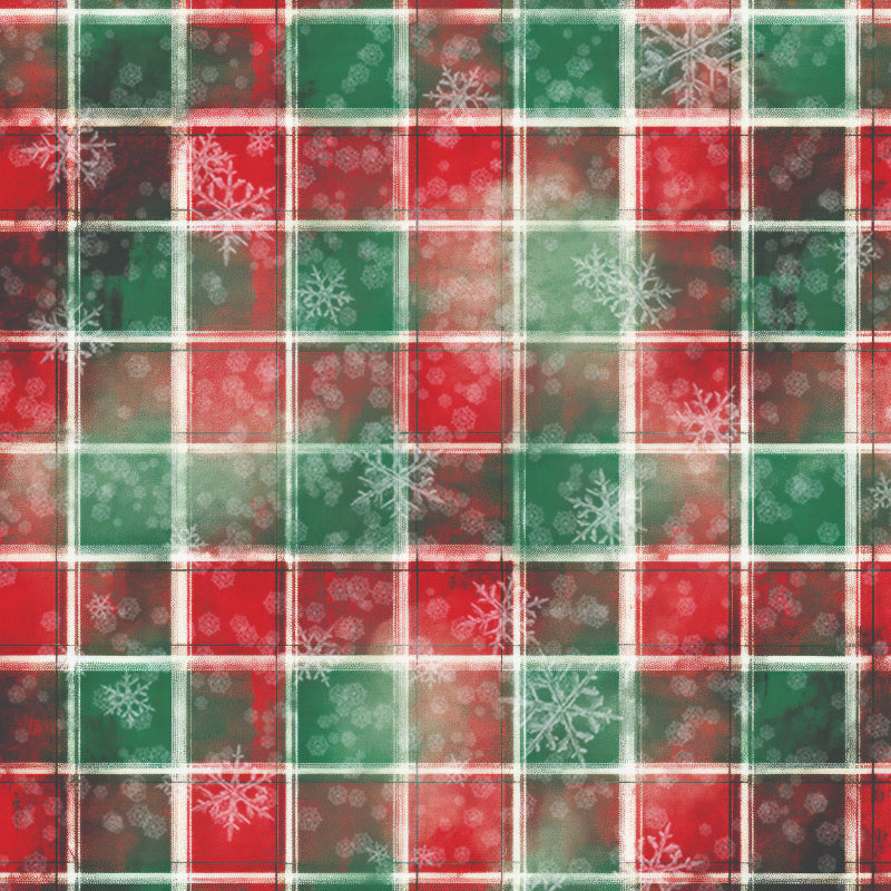 Creative Expressions - Taylor Made Journals - Christmas Plaid - 8 in x 8 in Paper Pad