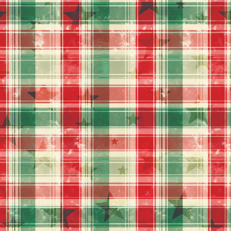 Creative Expressions - Taylor Made Journals - Christmas Plaid - 8 in x 8 in Paper Pad