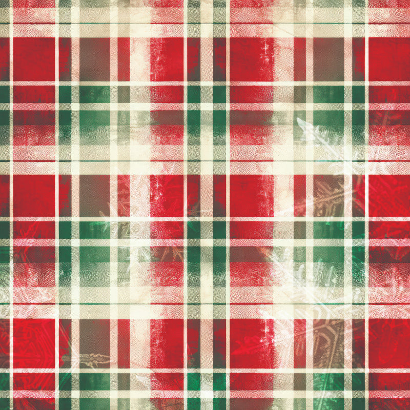 Creative Expressions - Taylor Made Journals - Christmas Plaid - 8 in x 8 in Paper Pad