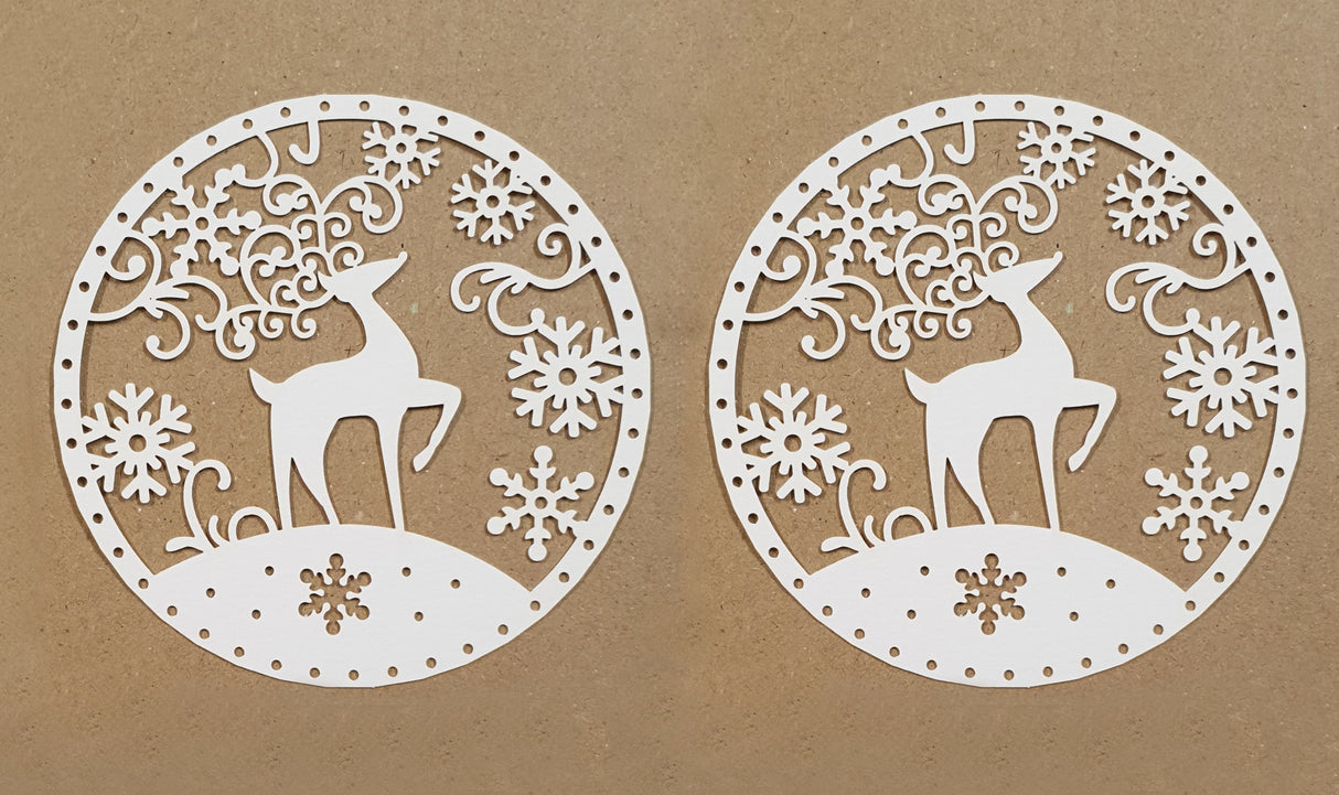 Laser Cut Decorative Circle - Set of 2