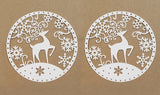 Laser Cut Decorative Circle - Set of 2