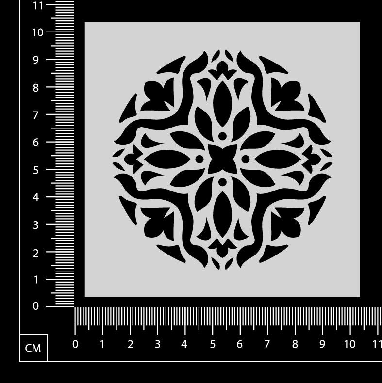 Circular Tile - A - Stencil - 100mm x 100mm