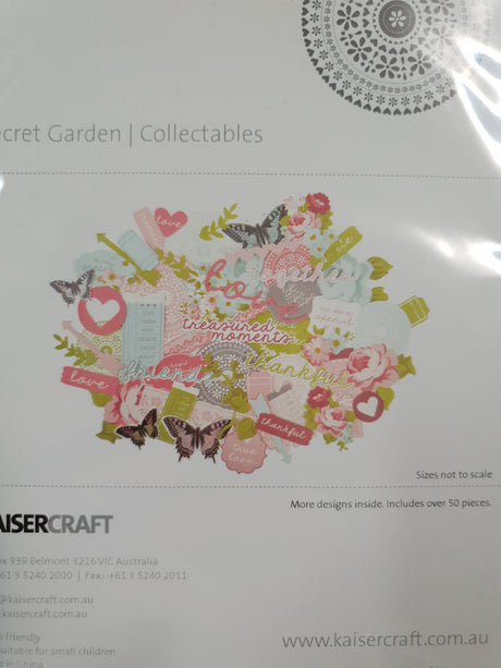 Kerry's Destash - Kaisercraft Collectables - Secret Garden