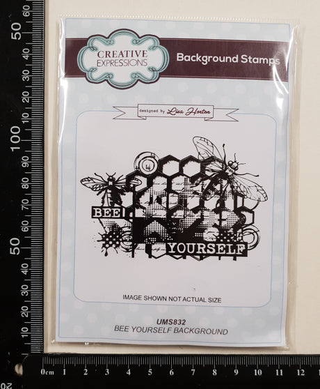 Creative Expressions - Bee Yourself - Background Stamp