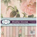 Creative Expressions - Sam Poole - Shabby Blooms - 8 in x 8 in Paper Pad
