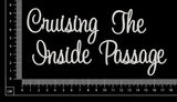 Crusing The Inside Passage - B - White Chipboard