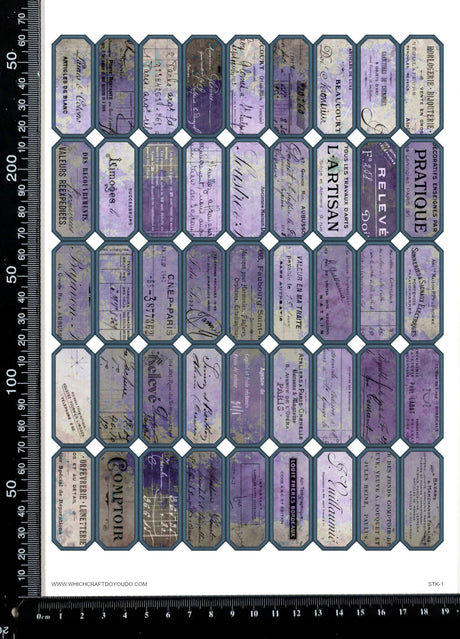 Cut Apart Stickers Sheet - Labels - STK-1