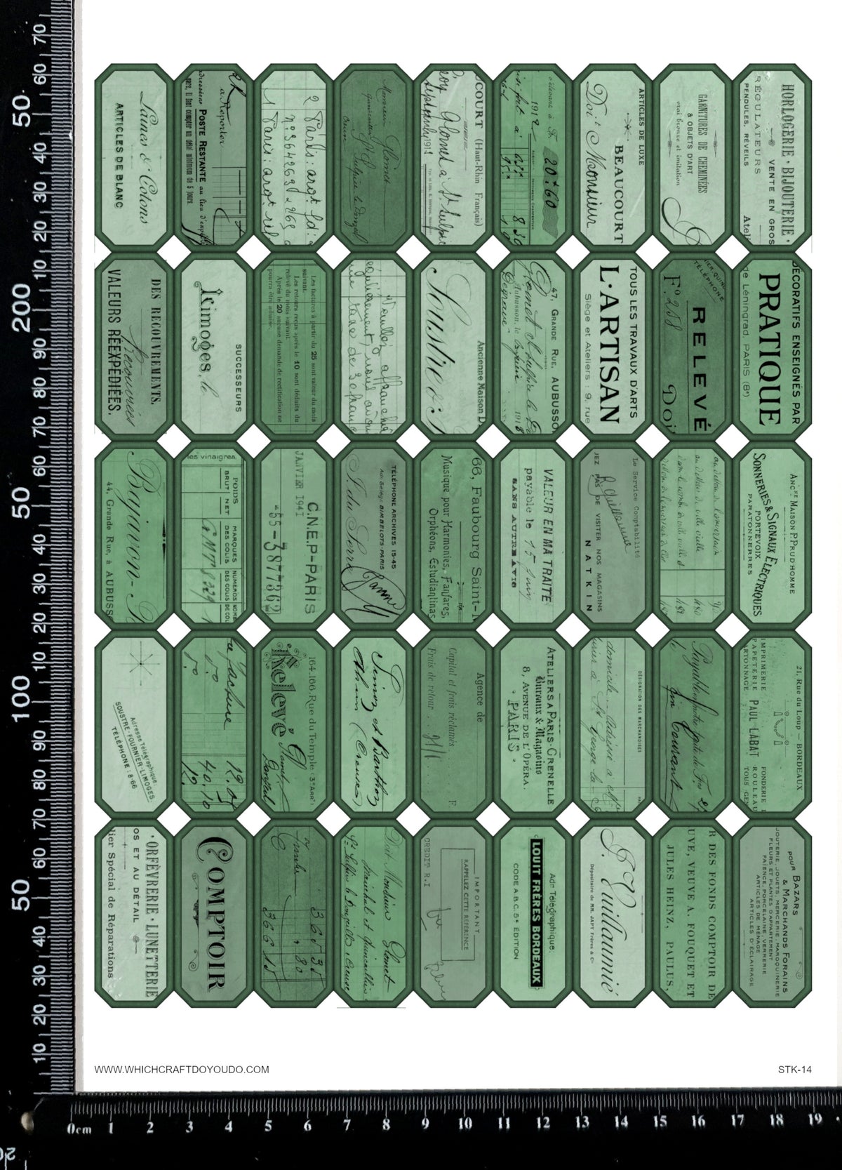 Cut Apart Stickers Sheet - Labels - STK-14