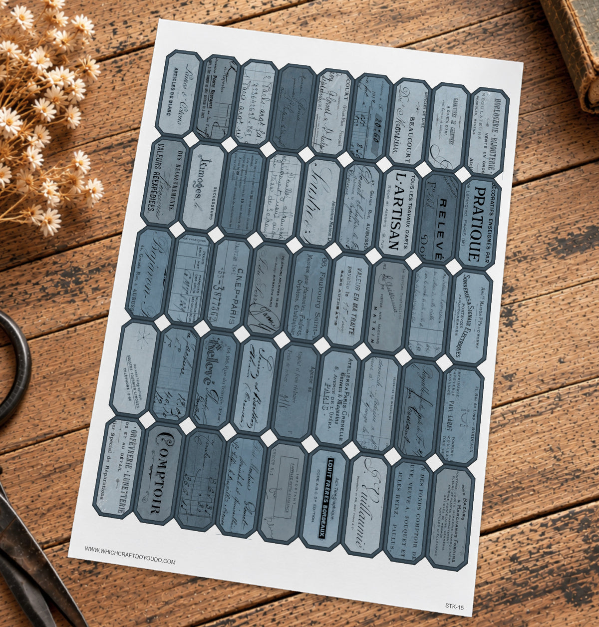 Cut Apart Stickers Sheet - Labels - STK-15