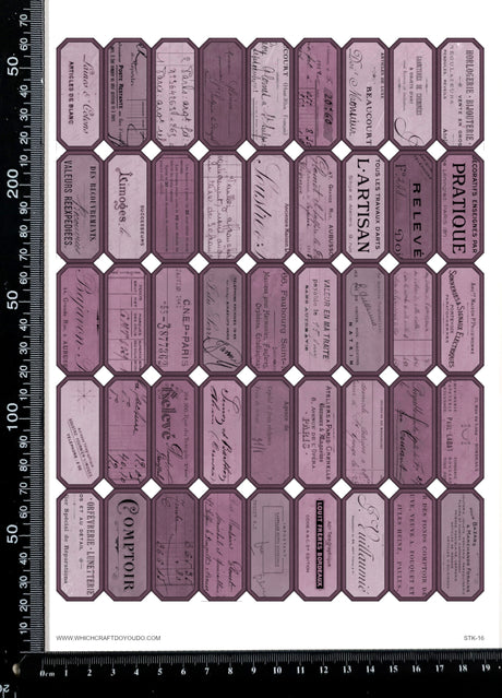 Cut Apart Stickers Sheet - Labels - STK-16