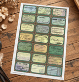 Cut Apart Stickers Sheet - Labels - STK-19