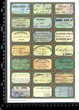 Cut Apart Stickers Sheet - Labels - STK-19