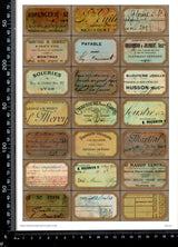 Cut Apart Stickers Sheet - Labels - STK-23