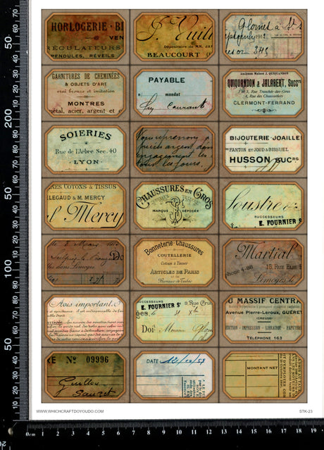 Cut Apart Stickers Sheet - Labels - STK-23