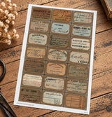 Cut Apart Stickers Sheet - Labels - STK-25