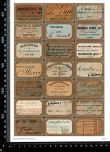 Cut Apart Stickers Sheet - Labels - STK-25