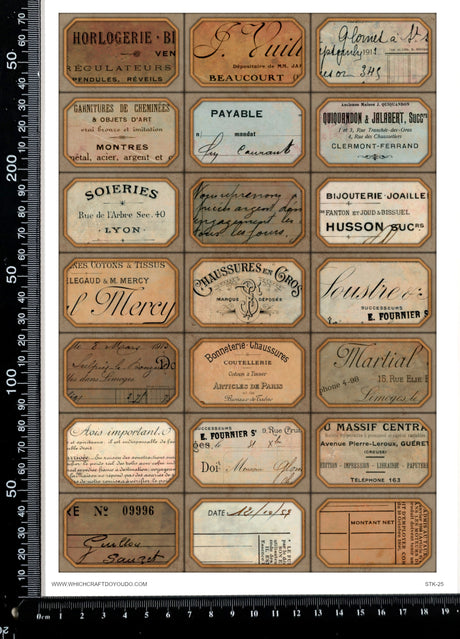 Cut Apart Stickers Sheet - Labels - STK-25