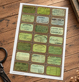 Cut Apart Stickers Sheet - Labels - STK-26