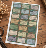 Cut Apart Stickers Sheet - Labels - STK-27