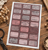 Cut Apart Stickers Sheet - Labels - STK-28