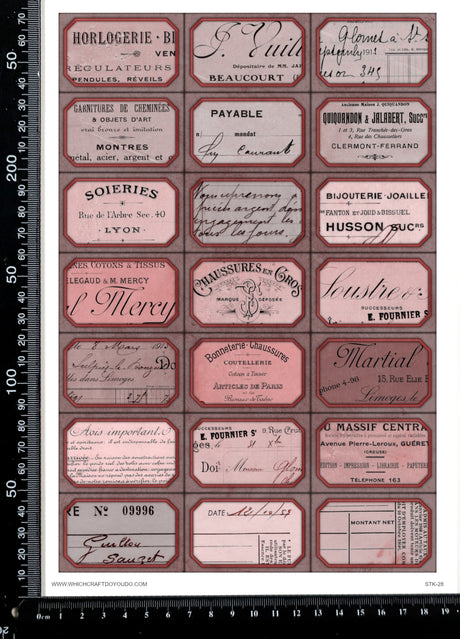 Cut Apart Stickers Sheet - Labels - STK-28