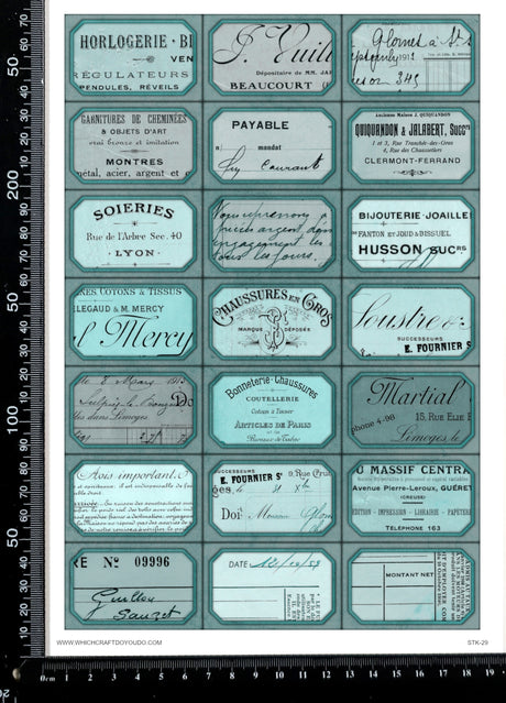 Cut Apart Stickers Sheet - Labels - STK-29
