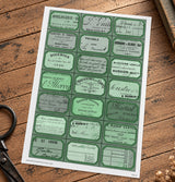 Cut Apart Stickers Sheet - Labels - STK-31