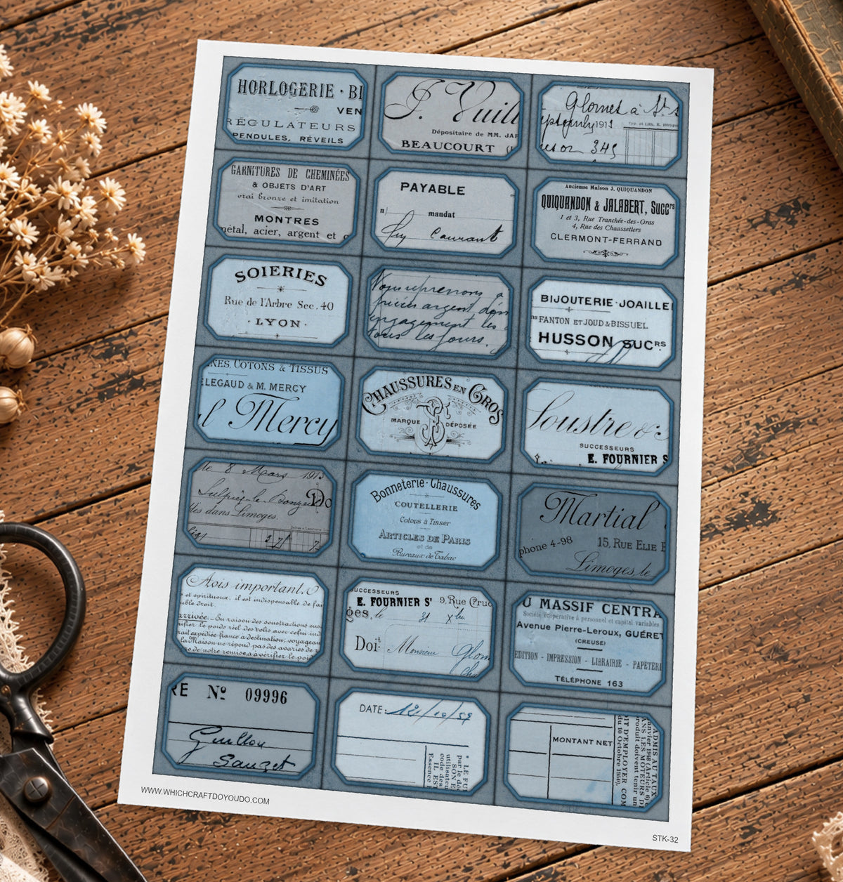 Cut Apart Stickers Sheet - Labels - STK-32