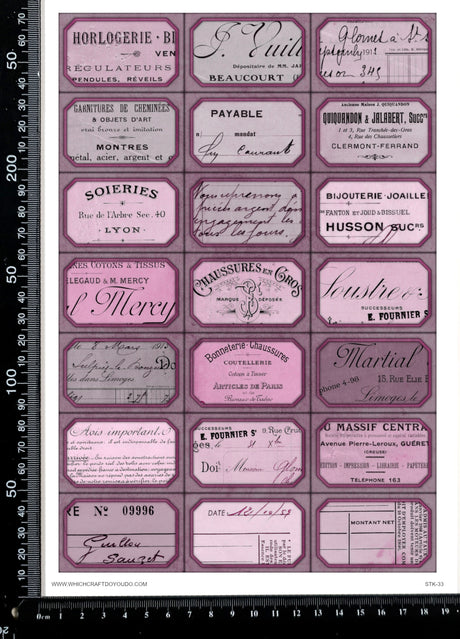 Cut Apart Stickers Sheet - Labels - STK-33