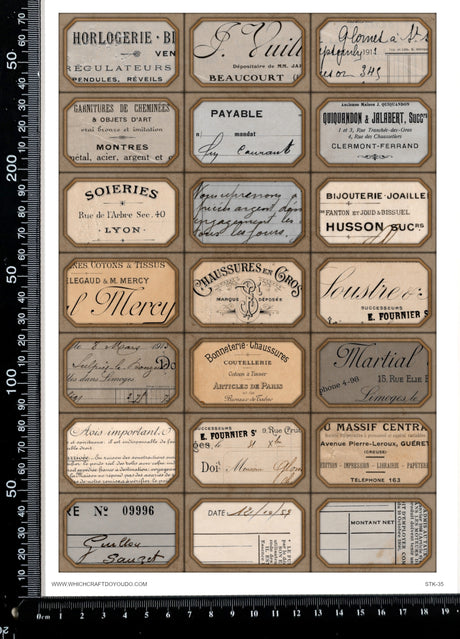 Cut Apart Stickers Sheet - Labels - STK-35