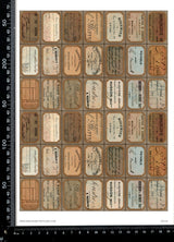 Cut Apart Stickers Sheet - Labels - STK-42