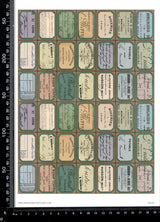 Cut Apart Stickers Sheet - Labels - STK-44